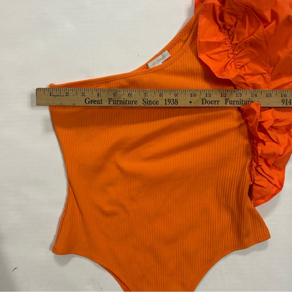 NWOT Flying Tomato One Shoulder Bodysuit - Picture 9 of 9